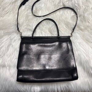 Coach Vintage Whitney Satchel Top Handle Bag Detachable Strap Silver Hardware